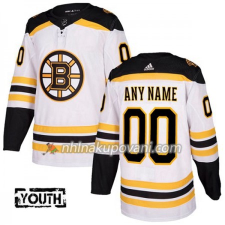 Boston Bruins Dresy Personalizované Bílá 2017-2018 Adidas Authentic - Dětské Boston Bruins Dresy Personalizované Bílá 2017-2018 Adidas Authentic - Dětské